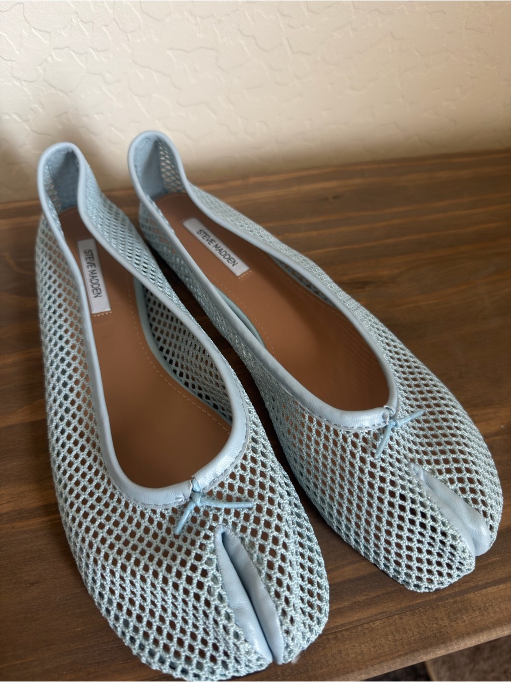 Steve Madden Light Blue Mesh Tabi